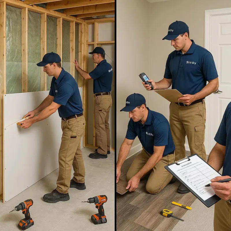 Repairs and Reconstruction process in Heflin, AL